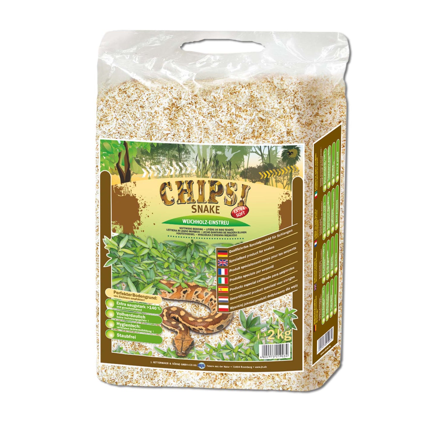CHIPSI/PETS DREAM SNAKE BEDDING 2KG