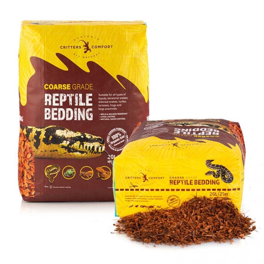 Critters Comfort Reptile Bedding Coarse 20L