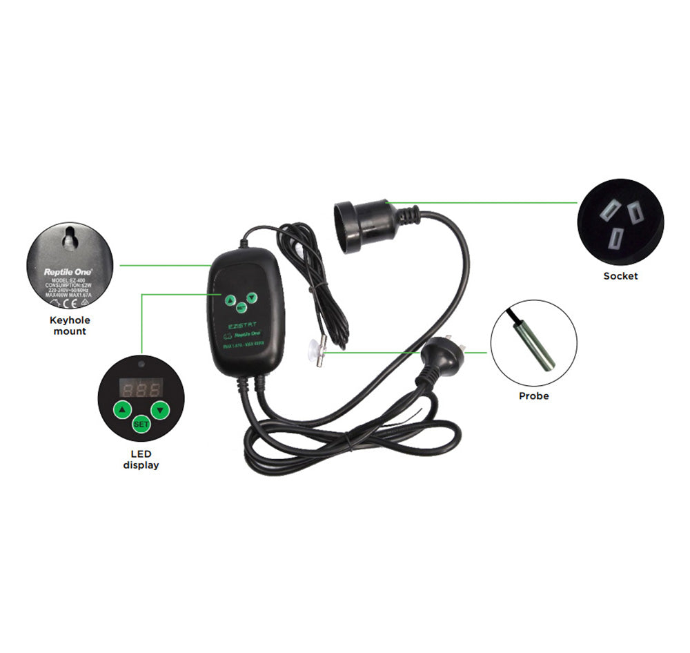 THERMOSTAT EZISTAT 400W CAPACITY